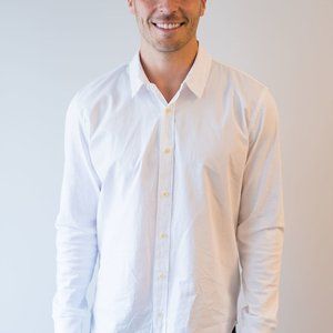 Crisp White Button-Up